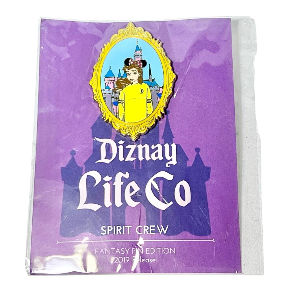 Disney Life Magazine Exclusive Belle Spirit Jersey Fantasy Pin 2019 UK Rare